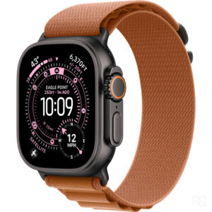 اپل واچ اولترا ۳ تیتانیومی مشکی با بند ترا کوتا آلپاین Apple Watch Ultra 3 Black Titanium