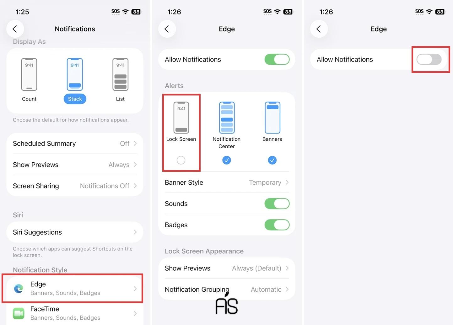 کاهش نوتیفیکیشن‌ها (Notifications)