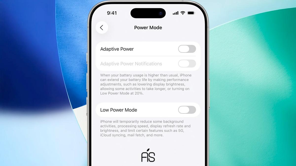 فعال‌سازی Adaptive Power Mode