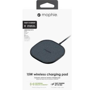 شارژر بی‌سیم mophie Universal 15W مناسب آیفون، سامسونگ و پیکسل