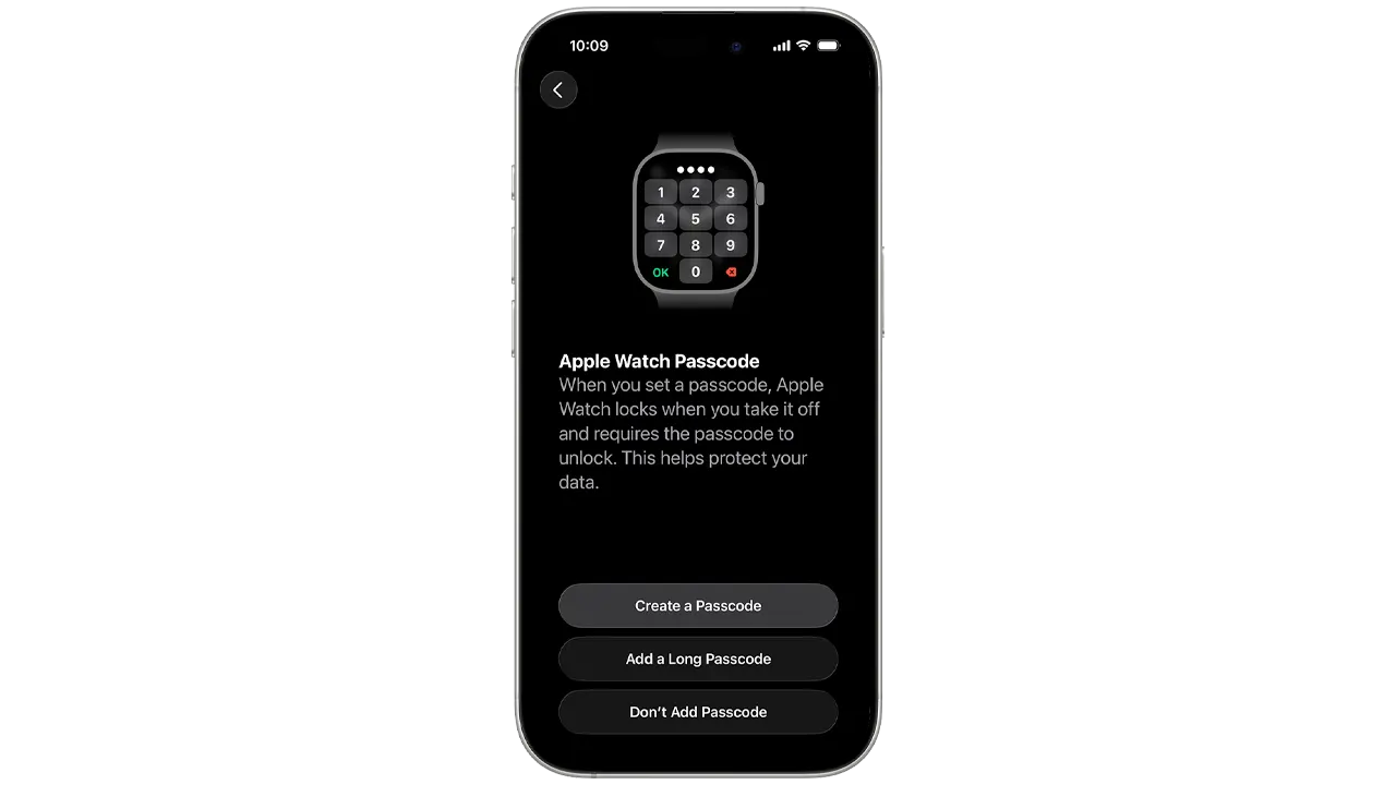 ساخت Passcode در اپل واچ
