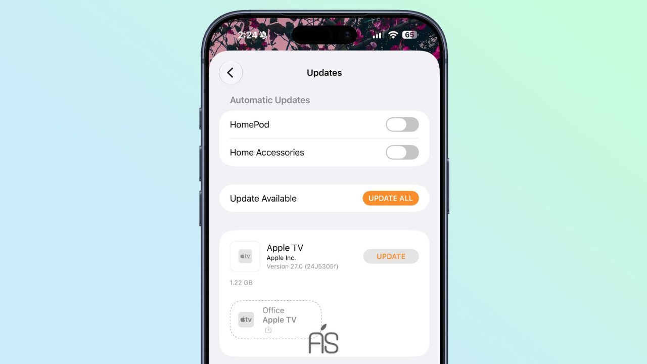 مدیریت Apple TV از طریق اپل هوم